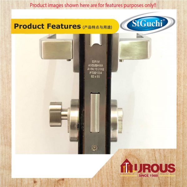 ST GUCHI EURO PROFILE CYLINDER SGEP-S3535/70MM , SGEP-S3030/60MM (SINGLE KEY & THUMBTURN) - Image 7