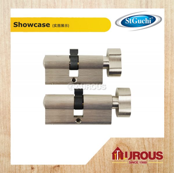 ST GUCHI EURO PROFILE CYLINDER SGEP-S3535/70MM , SGEP-S3030/60MM (SINGLE KEY & THUMBTURN) - Image 2