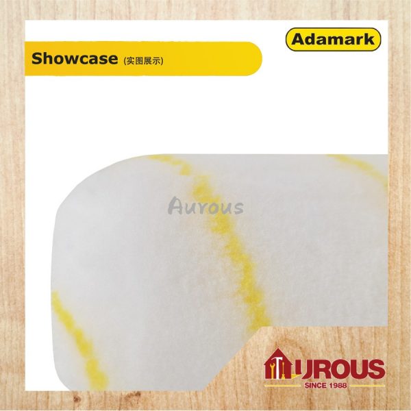 ADAMARK PAINT ROLLER REFILL APR745 YELLOW/WHITE 7'' ( 1 PIECE ) - Image 3