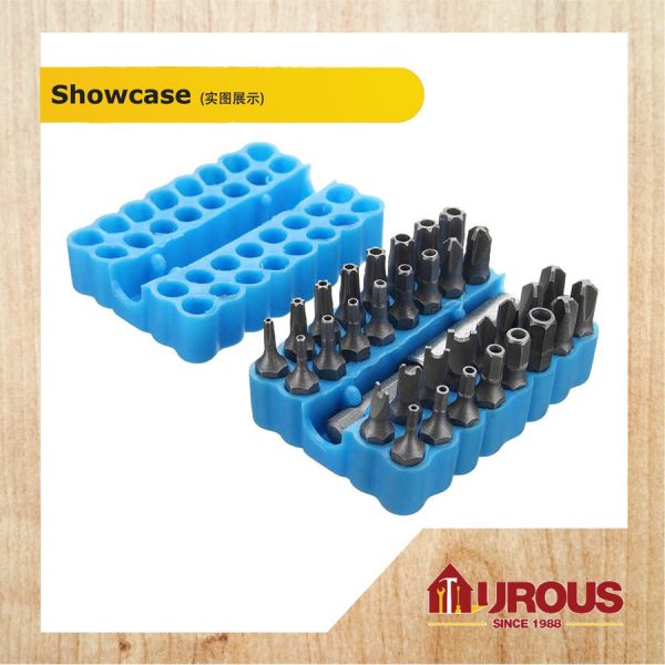 33PCS HEXAGON SCREW BIT SET (PHILIP,SECURITY HEX,SECURITY TORX,SPANNER HEAD) - Image 2