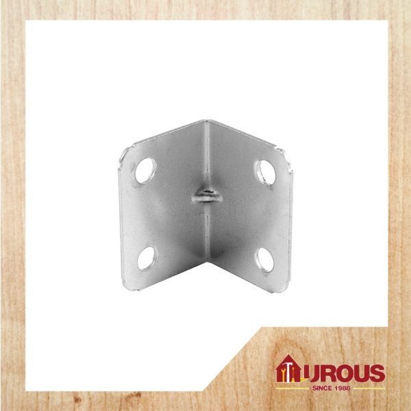 IRON CHROME MINI ANGLE BRACKET 1'' x 1'' 32mm x 25mm x 25mm x 1.1mm ( 1 PIECE )