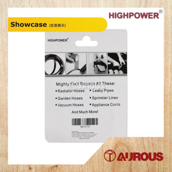 HIGHPOWER SILICONE SELF-FUSHING REPAIR TAPE 2.5CM X 3M (RED,BLACK) - Image 4