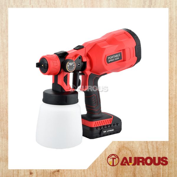 CORDLESS PORTABLE SPRAY GUN 18V 800ML W/ BATTERY 2.0Ah AND CHARGER