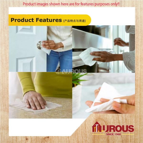 DR ED.CO HAND SANTIZER WIPES / WET TISSUE 75% ALCOHOL (1 PACK) - Image 7