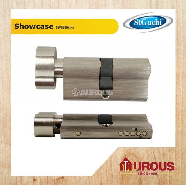 ST GUCHI EURO PROFILE CYLINDER SGEP-S3535/70MM , SGEP-S3030/60MM (SINGLE KEY & THUMBTURN) - Image 3