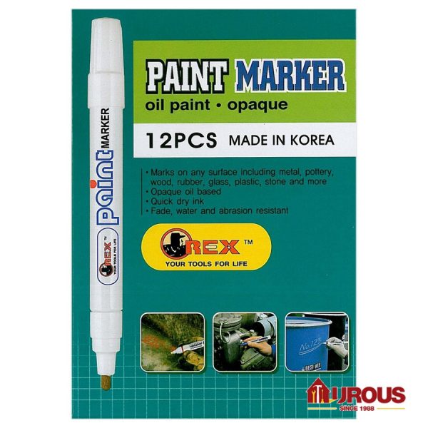 OREX PAINT MARKER PEN PERMANENT ART PEN (12PCS)