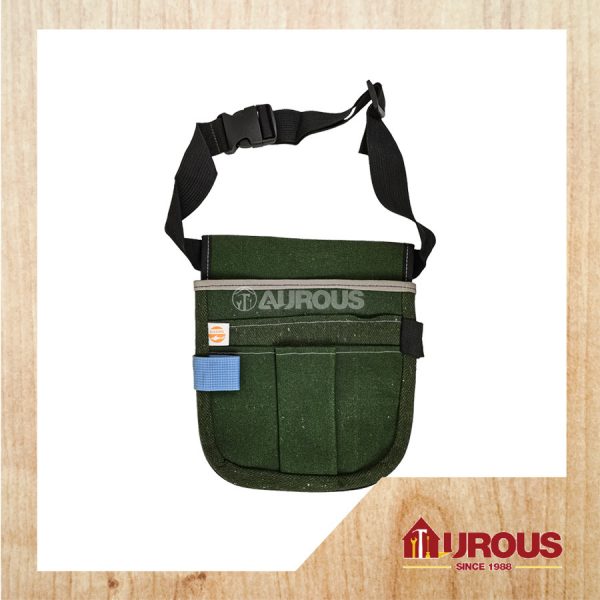 SHARK H/D NAIL BAG WITH CLIP (GREEN)