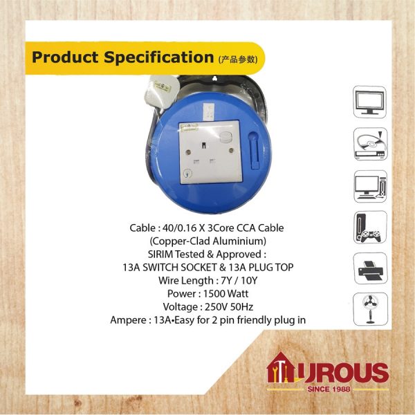 EXTENSION WIRE BOX 7Y/10Y (40/0.16) (ROUND TYPE) - Image 2