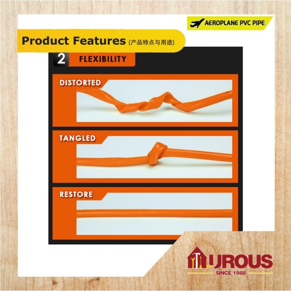 AEROPLANE PVC GARDEN HOSE ORANGE 16MM x 3.0MM x 30M - Image 5