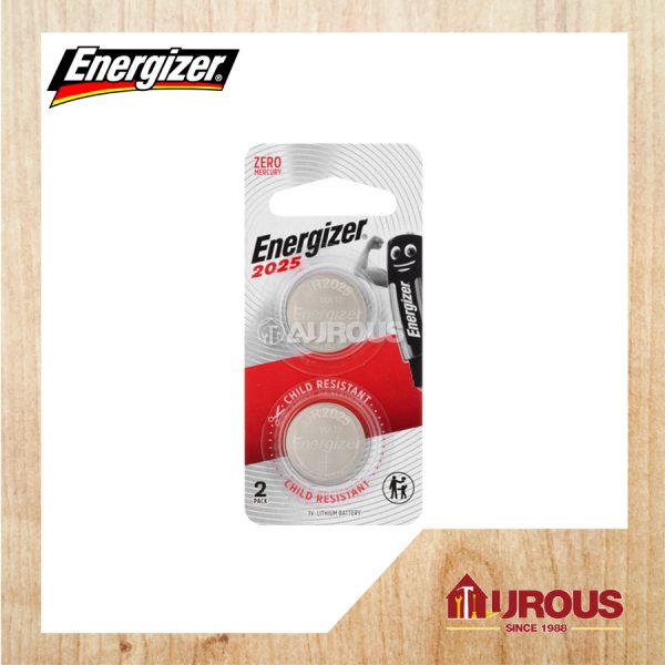 ENERGIZER MAX 3V LITHIUM  BATTERY CR2025 (ECR2025BS2)