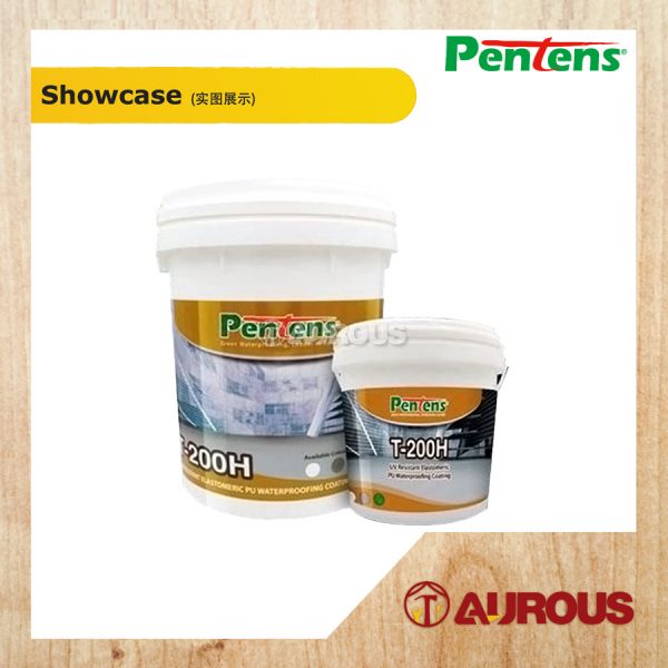 PENTENS PU WATERPROOFING COATING FLESEAL T-200H GREY/WHITE (4.5 KG) - Image 2