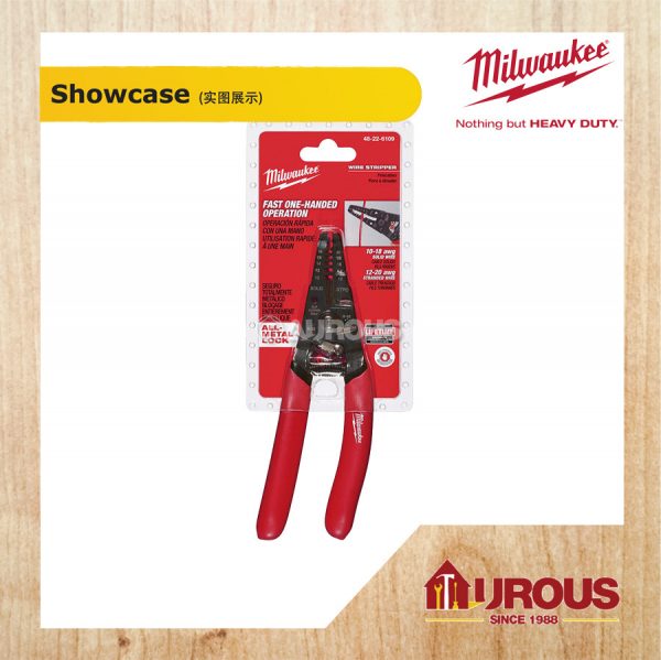 MILWAUKEE WIRE STRIPPER FOR SOLID & STRANDED WIRE 48-22-6109 - Image 2