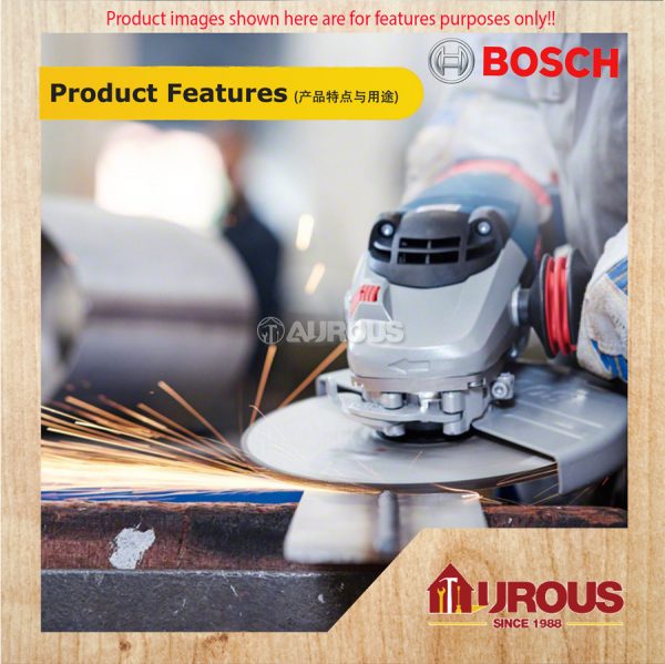 BOSCH FIBRE GRINDING DISC 4'' x 6.0MM x 16MM (2608600017) - Image 4