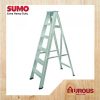 SUMO HEAVY DUTY HARDNESS ALUMINIUM SINGLE SIDED LADDER / TANGGA LIPAT ( STEPS 14 )