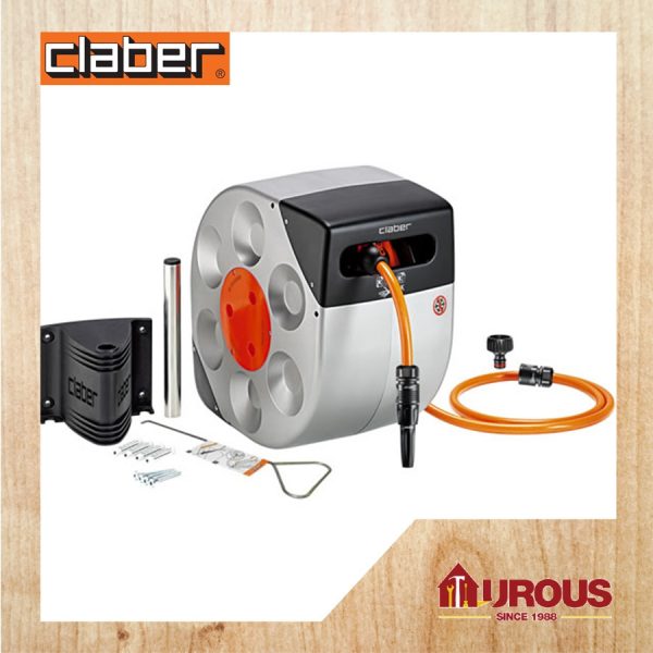 CLABER ROTOROLL AUTOMATIC 8990 C/W HOSE 12MM x 20M