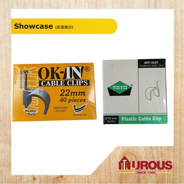OK-IN / TOYO CABLE CLIP 4mm/6mm/7mm/8mm/9mm ( BOX ) - Image 3