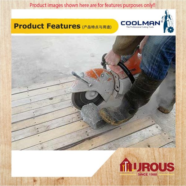 COOLMAN D610 DIAMOND CUTTING DISC 4'' - Image 3