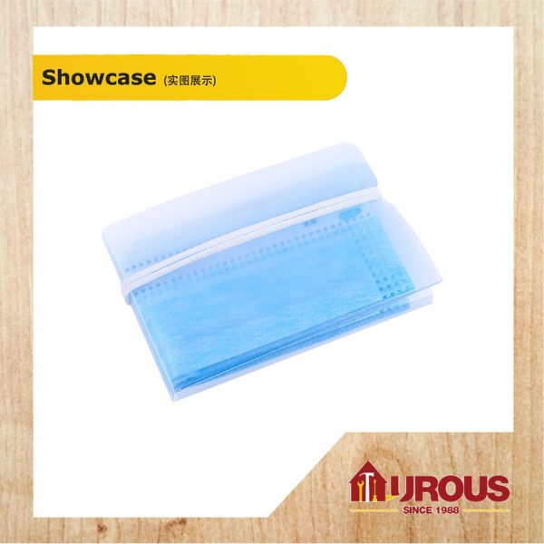 PORTABLE FACE MASK PLASTIC STORAGE FOLD COVER HOLDER DUST AND MOISTURE PROOF (10PCS) - Image 3
