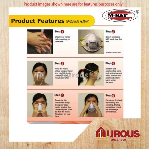 M-SAFE FACE MASK N95 M-DMN95 (20PCS/BOX) - Image 7