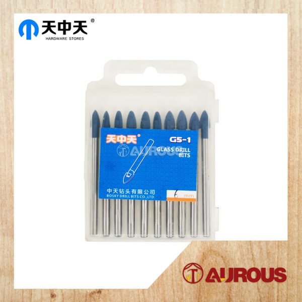 Zhong Tian Glass & Tile Drill Bit 6mm (10pcs) - Blue