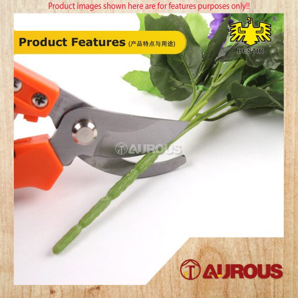 BESTIR FLOWER TWIG CLIPPERS 8" [BEND] 03307 - Image 8
