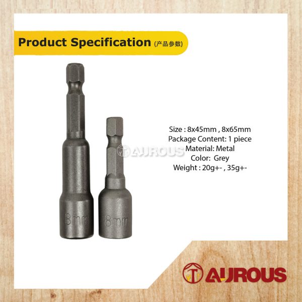 MAGNETIC NUT SETTER 8MM x 45MM / 8MM x 65MM (BIT HOLDER) - 1 PIECE - Image 5