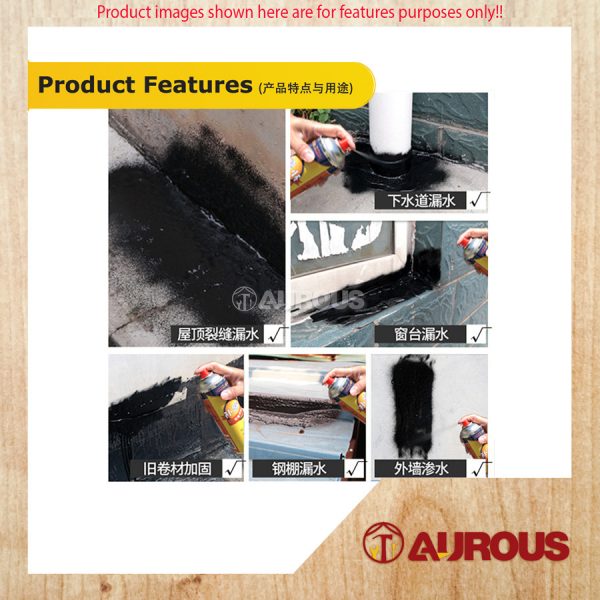 YASEN WATERPROOF LEAK SEALING REPAIR TRANSPARENT SPRAY ANTI LEAKAGE SOLUTION SPRAY PAINT 700ML - Image 5
