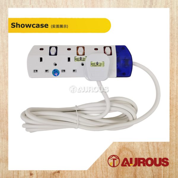 EXTENSION SOCKET C/W PLUG TOP 2/3/4/5 GANG (2, 5 METER) - Image 2