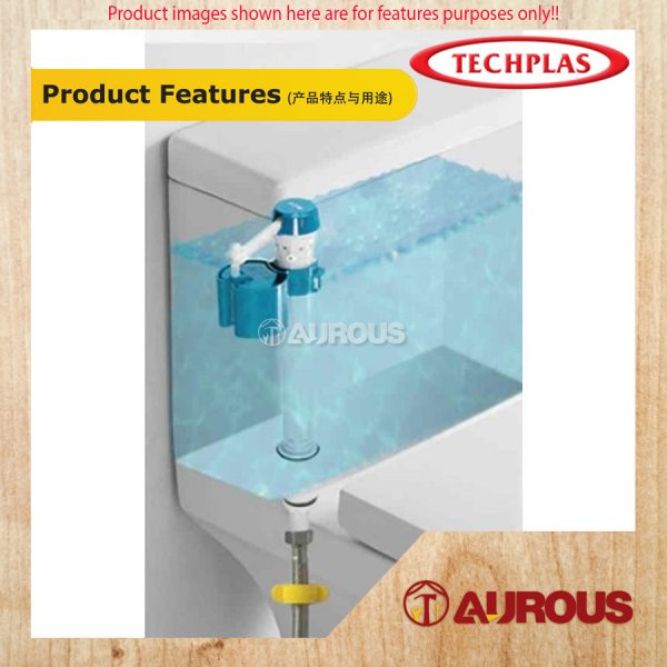 TECHPLAS ADJUSTABLE BOTTOM INLET VALVE #1059 - Image 6