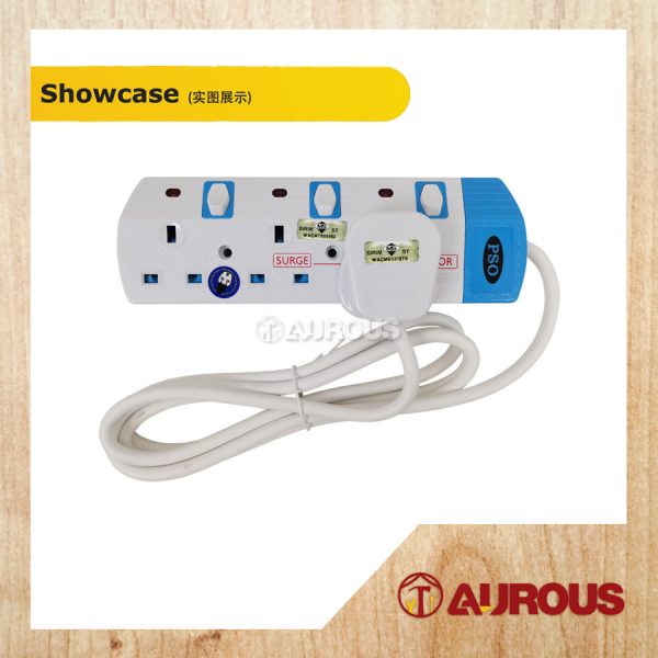 EXTENSION SOCKET C/W PLUG TOP 2/3/4/5 GANG (2, 5 METER) - Image 4