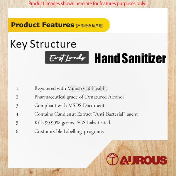 EASTLAND INSTANT HAND SANITIZER 50ML - 1 BOTTLE - Image 5