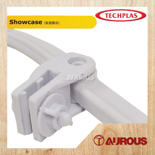 TECHPLAS 1011 HIGH LEVEL CISTERN FLUSH HANDLE (NYLON ROPE TYPE) - Image 4
