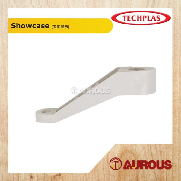 TECHPLAS 1003 LOW LEVEL CISTERN PLASTIC FLUSH HANDLE C/W PLASTIC ROD - Image 4