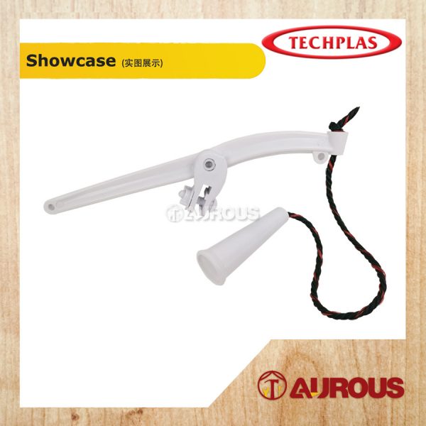 TECHPLAS 1011 HIGH LEVEL CISTERN FLUSH HANDLE (NYLON ROPE TYPE) - Image 2