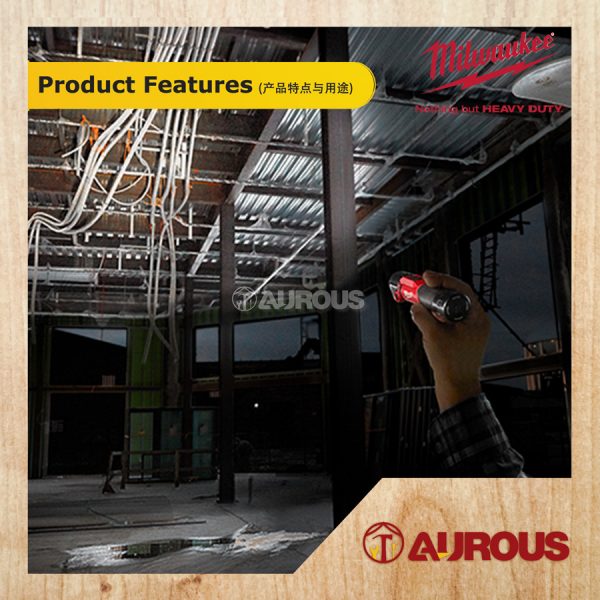 MILWAUKEE USB PIVOTING RECHARGEBLE WORK LIGHT L4 PWL-201 500LUMEN - Image 7