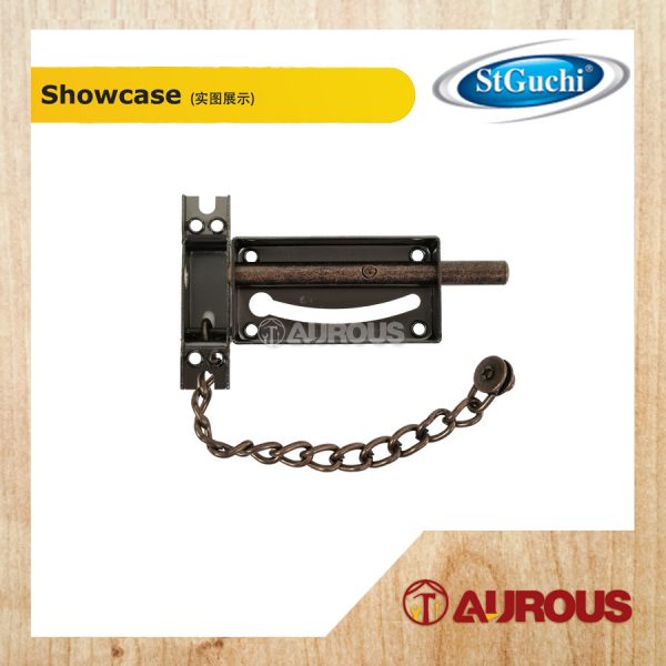 ST GUCHI STEEL DOOR CHAIN & BOLT (SGDG-216SN / SGDG-219AC) - Image 3