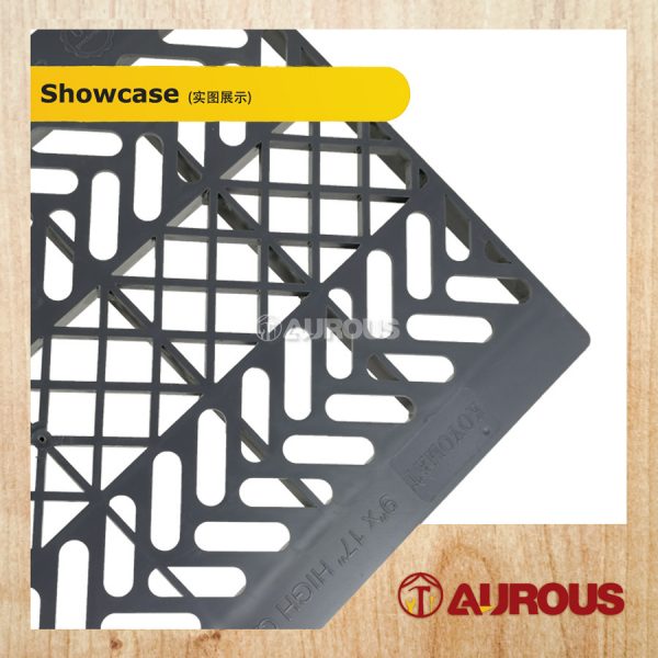 Koyomat PVC Drain Cover 9''x17'' (Grey) - Image 3