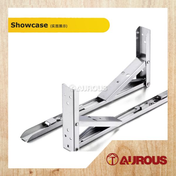 FOLDABLE SHELF BRACKET (SPRING FOLD) 8" 10'' 12'' - Image 3