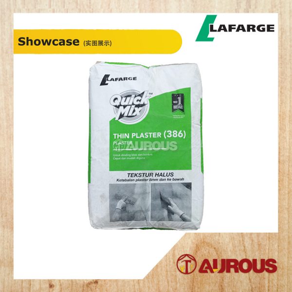 LAFARGE QUICK MIX 386 (THIN PLASTER) 40KG - Image 2