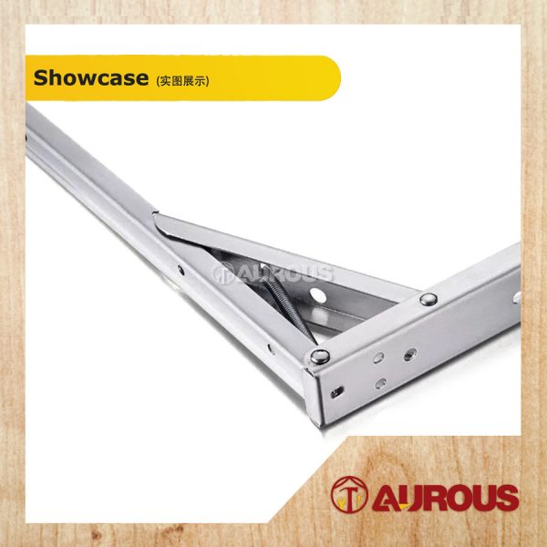 FOLDABLE SHELF BRACKET (SPRING FOLD) 8" 10'' 12'' - Image 4