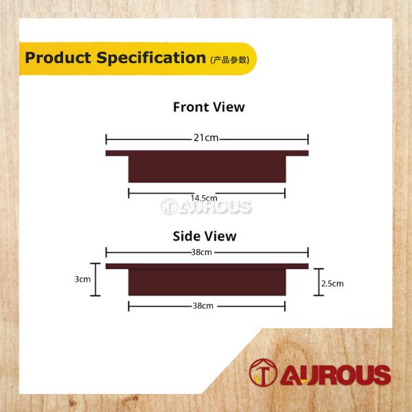 KOYOMAT PVC DRAIN COVER 6" X 15" BROWN - Image 6