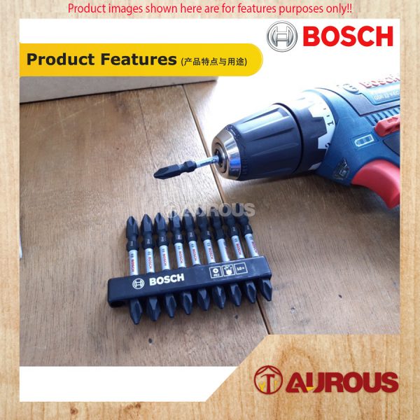 BOSCH POWER MAGNETISED SCREW BIT (H/D) (+)(+) (10 PCS) - Image 7