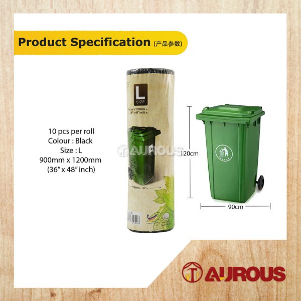 BIO-DEGRADABLE GARBAGE BAG [MEDIUM , LARGE] - Image 6