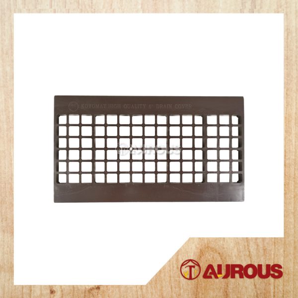 KOYOMAT PVC DRAIN COVER 6" X 15" BROWN