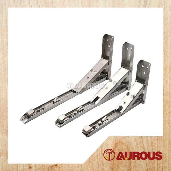 FOLDABLE SHELF BRACKET (SPRING FOLD) 8" 10'' 12''
