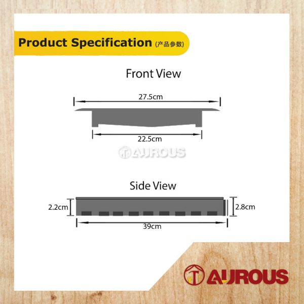 Koyomat PVC Drain Cover C/W Joint 9''x15''(H/D) - Image 7