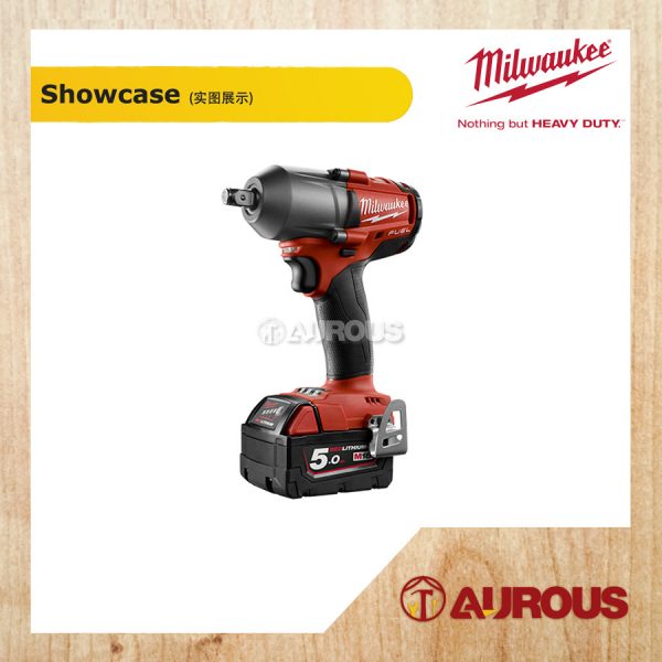 MILWAUKEE FUEL 1/2 MID TORQUE IMPACT WRENCH WITH FRICTION RING M18 FMTIW12-502X WITH EXTRA FREE GIFT - Image 2