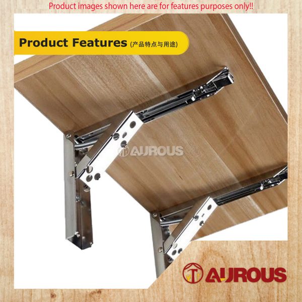 FOLDABLE SHELF BRACKET (SPRING FOLD) 8" 10'' 12'' - Image 7
