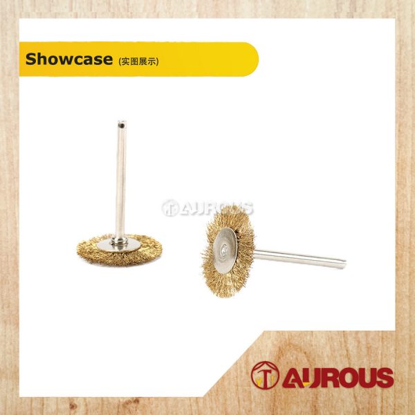 COPPER WHEEL/CUP/STRAIGHT BRUSH (3MM SHANK) - 1 PIECE - Image 3