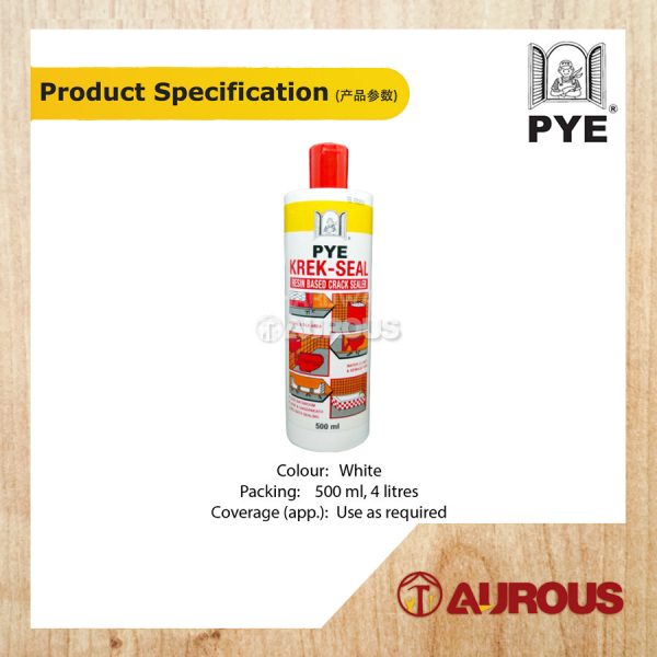 PYE KREK-SEAL (RESIN BASED CRACK SEALER) 500ML - Image 2